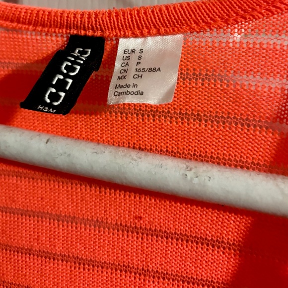 Orange Lightweight Cardigan - Picture 3 of 3